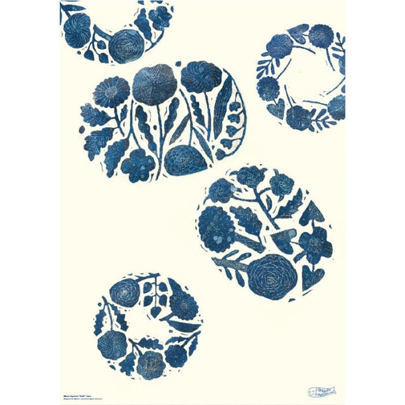 ZUAN & ZOKEI��Makoto Kagoshima���������ӡ��ݥ�������Poster 5 BLUE DISHES