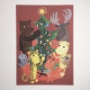 フィンランド　Kehvola Design　ケフボラ　デザイン　Matti Pikkujämsä　マッティ・ピックヤムサ　北欧　ポストカード　Koristelijat　クリスマスツ