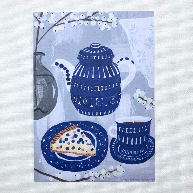 եɡKehvola DesignեܥǥMatti pikkujamsa ޥåƥԥåॵ̲ݥȥɡMustikkapiirakka ֥롼٥꡼ѥ