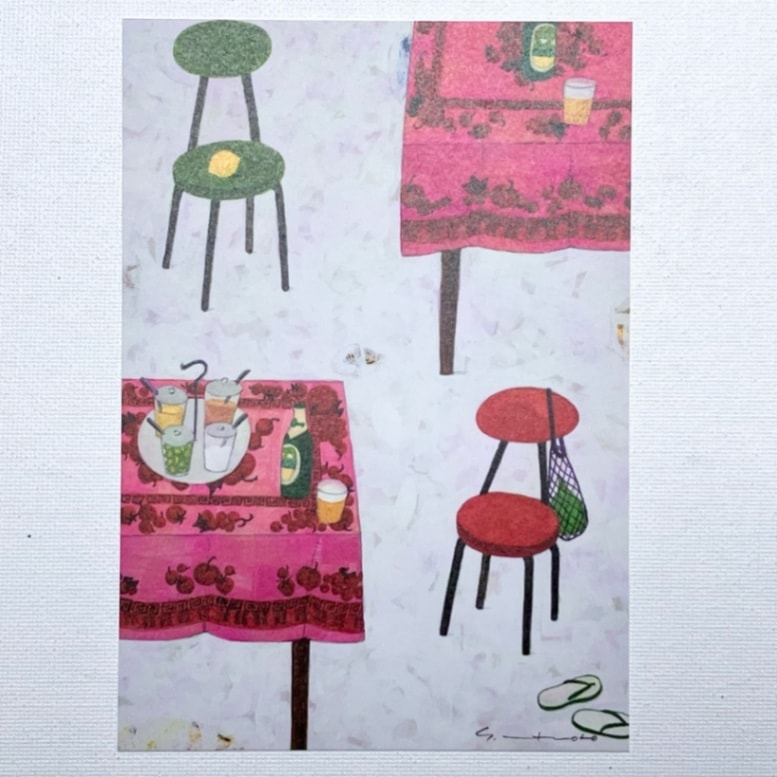 Yoko Matsumoto���ޥĥ�ȥ衼�����ݥ��ȥ����ɡ��֤ɤ����󤯤ν뤤��ץԥ󥯤Υơ��֥륯���� �֤��ФΥ����� �ӡ���