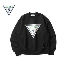 �ں߸˰��ݥ�����50��OFF��GUESS GREEN LABEL ���� ���꡼��졼�٥� �������åȡ��ȥ졼�ʡ� TRIANGLE LOGO SWEATER GRFW17-003