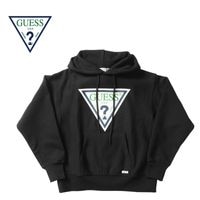 �ں߸˰��ݥ�����50��OFF��GUESS GREEN LABEL ���� ���꡼��졼�٥� �������å�  �ѡ����� TRIANGLE LOGO HOODIE GRFW17-004