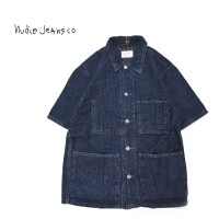 nudie jeans ̡ǥ Ⱦµ SVANTE STRIPE WORKER SHIRT 140531