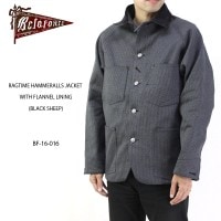 BELAFONTE ٥ե 㥱å RAGTIME HAMMERALLS JACKET WITH FLANNEL LINING BLACK SHEEP BF-16-016