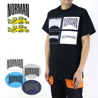 NORMAN Υޥ Ⱦµ T LOGO PRINT CREW NECK TEE SHIRTS NOR-0017