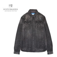 SCOTCH&SODA �����å�����ɥ����� Ĺµ����� WASHED DENIM SHIRT REGULAR FIT 133621 282-71401