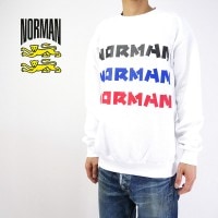 NORMAN Υޥ å Logo Print Crew Neck Sweat Tee Shirts NOR-0035