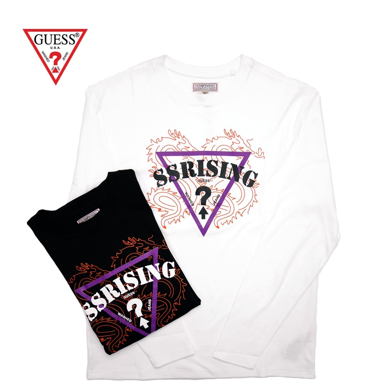 【在庫一掃セール50％OFF】GUESS×88RISING　GUE88 CAPSULE COLLECTION　長袖Tシャツ　\