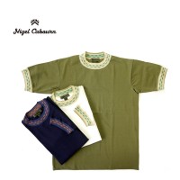 Nigel Cabourn �ʥ������륱���ܥ� Ⱦµ T����� "JACQUARD NECK" 80400021005