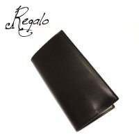 Regalo 쥬  å "SLIM LONG WALLET WITHOUT COIN PURSE"  BLACK  WL-02-BK