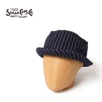 SUGAR CANE ���奬�������� ˹�� �ϥå� "WABASH STRIPE PORKPIE HAT" SC02467