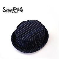 SUGAR CANE ���奬�������� ˹�� �ϥå� "WABASH STRIPE PORKPIE HAT" SC02467