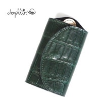 chapllin åץ󡡥CROCODILE LEATHER KEY CASE"plante"CPC-KEY-CR-GR