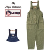 Nigel Cabourn �ʥ������륱���ܥ� �����С������� LYBRO ��FACTORY DUNGAREE�� 10OZ JAPANESE DENIM 80441350500