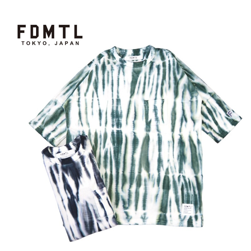 FDMTL ファンダメンタル ロンT ブルーバード刺繍 袖プリント 東京 日本 FDMTL ファンダメンタル ロンT ブルーバード刺繍 袖プリント