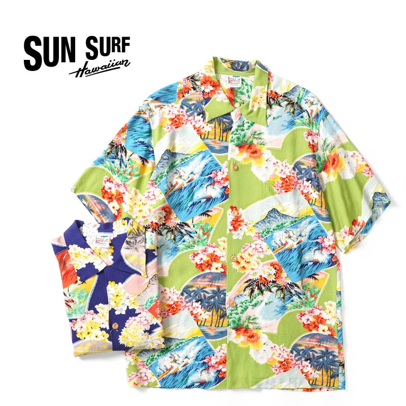 未使用 Mサイズ HEYDAYS OF HAWAI SUN SURF サンサーフ アメカジブランド,サンサーフ | ろーぐす オンラインショップ