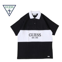 �ں߸˰��ݥ�����50��OFF��GUESS GREEN LABEL ���� ���꡼��졼�٥� Ⱦµ �ݥ������ "2TONE S/S POLO" GRSS20-024