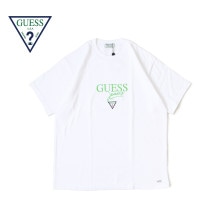 �ں߸˰��ݥ�����50��OFF��GUESS GREEN LABEL ���� ���꡼��졼�٥� Ⱦµ T����� "GUESS LOGO TEE"GRSS20-030