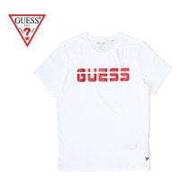 �ں߸˰��ݥ�����50��OFF��GUESS ���� Ⱦµ T����� "Racer Logo Crew-Neck Tee" M0G391K8FYH