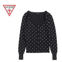 ں߸˰ݥ50OFFGUESS   ǥ "L/S PRINT ICONIC CARDIGAN" W51R70Z1090