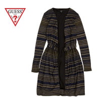 �ں߸˰��ݥ�����50��OFF��GUESS ���� ������� �ɥ쥹 ���ԡ��� "VIVIENNE STRIPED WRAP DRESS" W83K0CR7R00