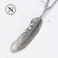 NORTH WORKS Ρ SILVER С ͥå쥹 ڥ "LIBERTY FEATHER LARGE" N-616