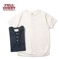 FULLCOUNT �ե륫����� Ⱦµ T����� "Flatseam Heavy Weight Henley T-Shirt" 5222H-21