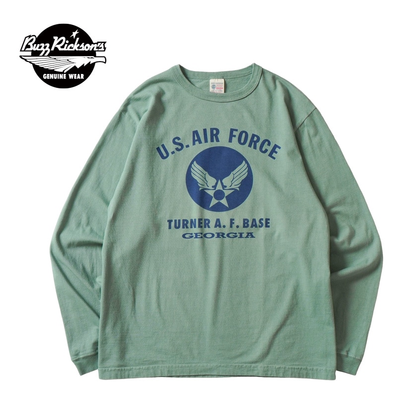 ヒューストン　U.S.AIR FORCE 長袖シャツ　ミリタリー　アメリカ空軍 ヒューストン x US AIR FORCE 刺繍 長袖シャツ - メルカリ