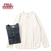 FULLCOUNT �ե륫����� Ĺµ T����� "Flat Seam Heavy Weight Henley Long T Shirt"��5222LH-21