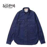 SUGAR CANE ���奬��������  Ĺµ�����  "FICTION ROMANCE 8.5oz. WABASH STRIPE WORK SHIRT"  SC25551A