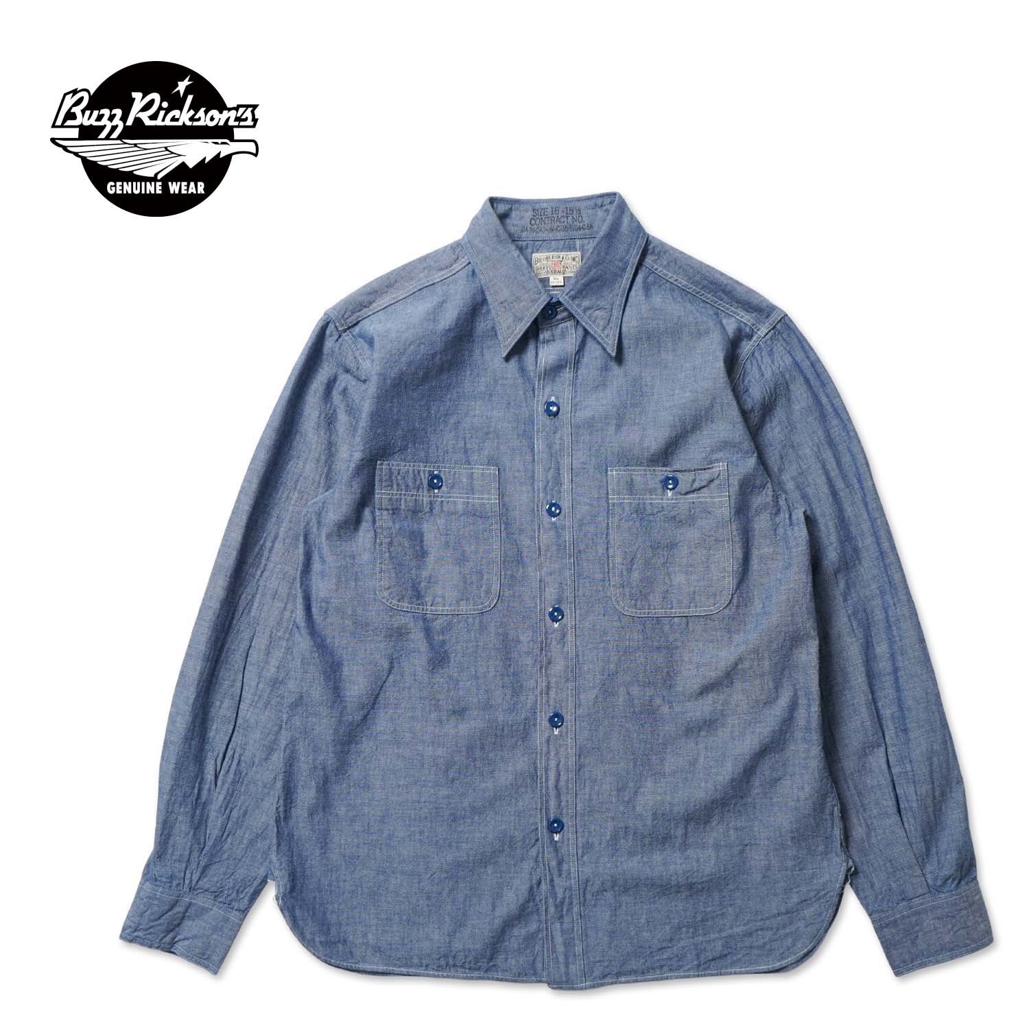 16-16 1/2 BUZZ RICKSON`S ミリタリー長袖シャツ アメカジ アメカジブランド,バズリクソンズ,長袖 | ろーぐす オンラインショップ