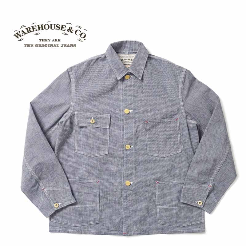 WAREHOUSE ウエアハウス カバーオール Lot 2195 INDIGO PINCHECK