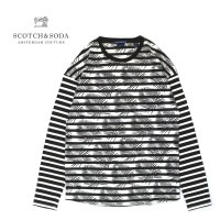 SCOTCH&SODA �����å�����ɥ����� Ĺµ T����� "All-Over Printed Anti-Fit T-Shirt" 292-13409