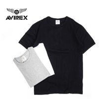 AVIREX å Ⱦµ T "S/S CREW NECK RIB T-SHIRT" AVI6143502