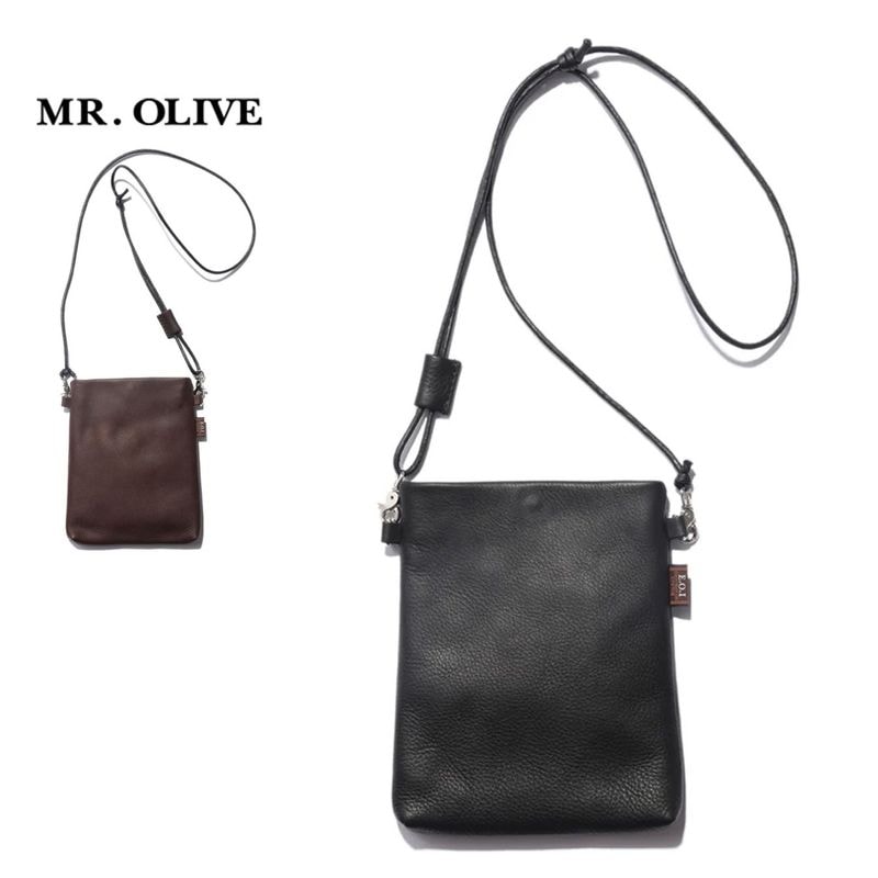 MR.OLIVE �ߥ��������꡼�� �����å��� WATER PROOF WASHABLE LEATHER "TINY SACOCHE" ME679