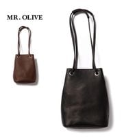 MR.OLIVE �ߥ��������꡼�� �ȡ��ȥХå� ���������Хå� WATERPROOF WASHABLE LEATHER "2WAY SMALL CYLINDER BAG" ME653