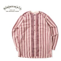 WAREHOUSE �������ϥ��� ĹµT����� Lot.3049 "1900'S COLORED BODIES SHIRTS(STAND COLLAR)" 3049(23AW)