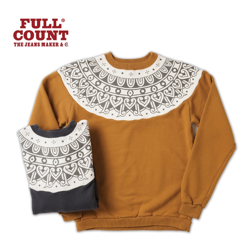 ☆【美品】FULLCOUNT（フルカウント） トライバル柄スウェット　L☆ 楽天市場】FULLCOUNT フルカウント FULL COUNT