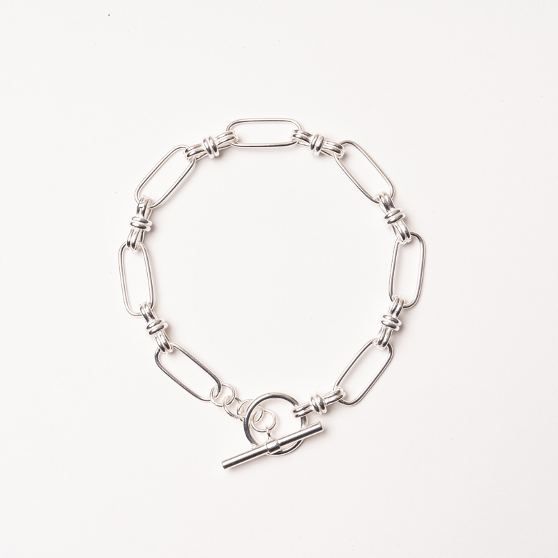   A51B ブレスレット　チェーン　ノット　シルバー ZERO OnlineShop,シルバーアクセサリー,バングル・ブレスレット