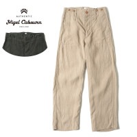 Nigel Cabourn �ʥ������륱���ܥ� �ѥ�� "FRENCH WORK PANT LINEN PIN OX" 80480050004