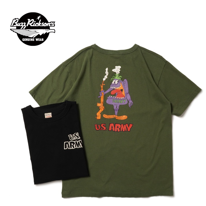 BUZZ RICKSON'S(バズリクソンズ) ミリタリープリントTシャツ