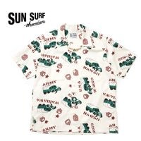 SUN SURF 󥵡 Ⱦµ ϥ COTTON HERRINGBONE OPEN SHIRT ARMY VEHICLE SS39279