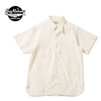 BUZZ RICKSON'S �Х��ꥯ���� Ⱦµ����� ��WHITE CHAMBRAY WORK SHIRTS (SHORT SLEEVE)�� BR35857