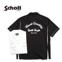 Schott Bros. 鶴柄 半袖シャツ Mサイズ インポート＆その他ブランド,Schott,半袖通販ページ