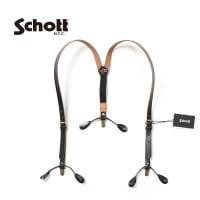 Schott ����å� �����ڥ����  "LEATHER SUSPENDER"  782-4970034