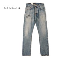 Nudie Jeans �̡��ǥ���������  �ǥ˥� �ѥ��  FEARLESS FREDDIE "SCRIBBLE DENIM"  L32  46161-1320