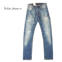 Nudie Jeans �̡��ǥ��������� �ǥ˥� �ѥ��  THIN FINN "AUTHENTIC REPAIR"  L32  50161-1144