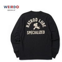 WEIRDO ɡĹµ Tġ"RATROD LUBE - L/S HENRY T-SHIRTS"WRD-24-AW-14