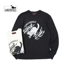 GANGSTERVILLE 󥰥ӥ ĹµT "BLACK CAT SOCIETY - L/S T-SHIRTS"  GSV-24-AW-16
