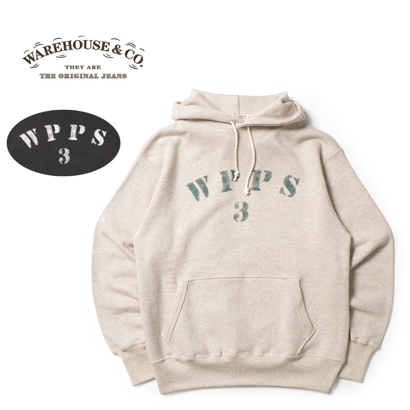 ウエアハウス　スウェットパーカー WAREHOUSE ウエアハウス [450] 2本針フード スウェットパーカー